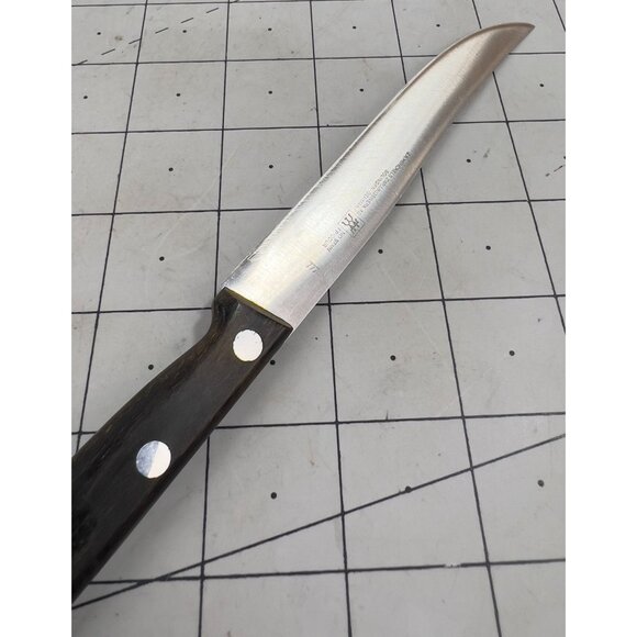 J.A. Henckels Kitchen Slicing Knife 777 Rosewood Handle Solingen Germany VG+ - Picture 3 of 6